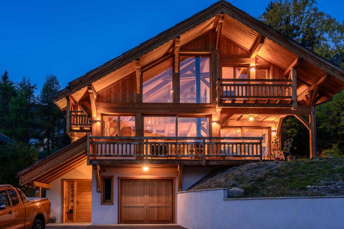 Chalets Lombard Vasina EXT nuit