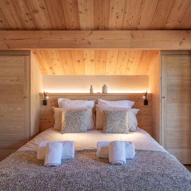 Chalets Lombard chambre